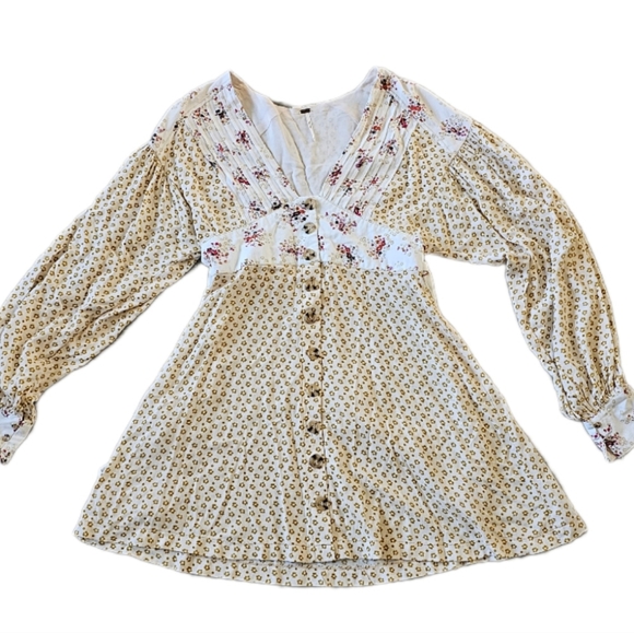 ❌️ SOLD Free People Wonderland Mini Dress L - Picture 2 of 12